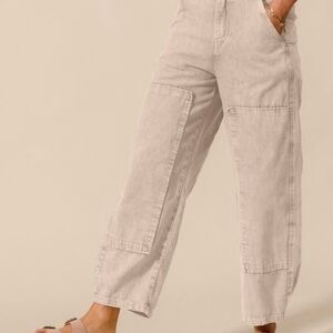 So Me Cream Cargo Pants